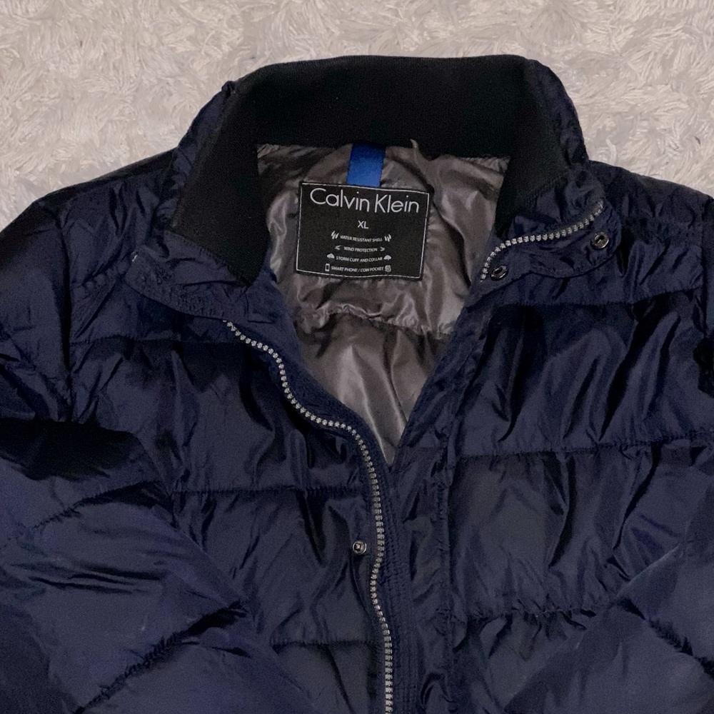 Men XL Black Calvin Klein Jacket